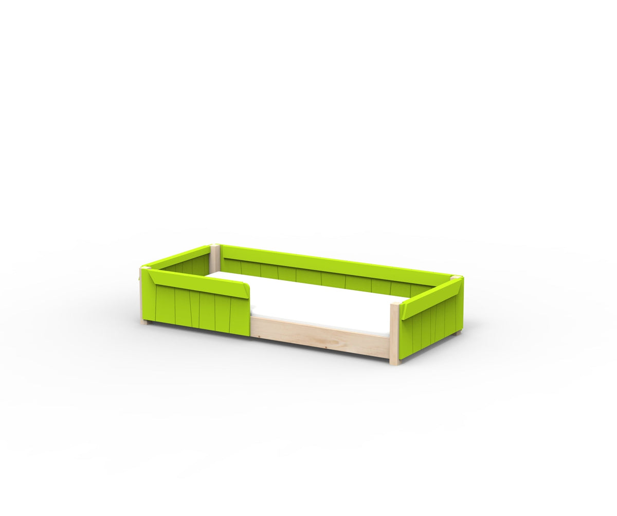 Mathy by Bols Star Light Montessori Floor Bed in Apple Green (Bed only)