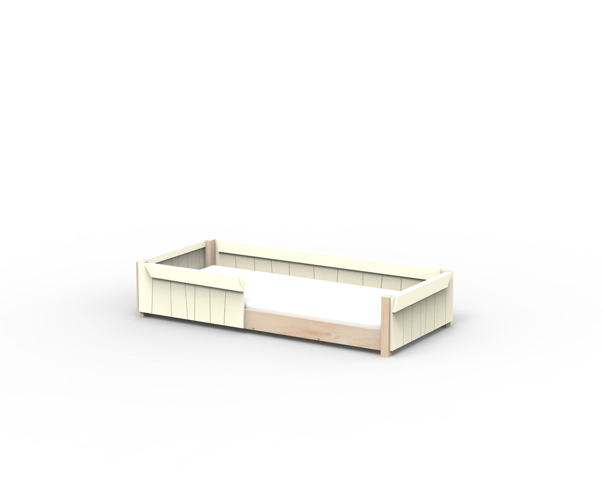 Mathy by Bols Star Light Montessori Floor Bed in Beige Ivory (Bed only)