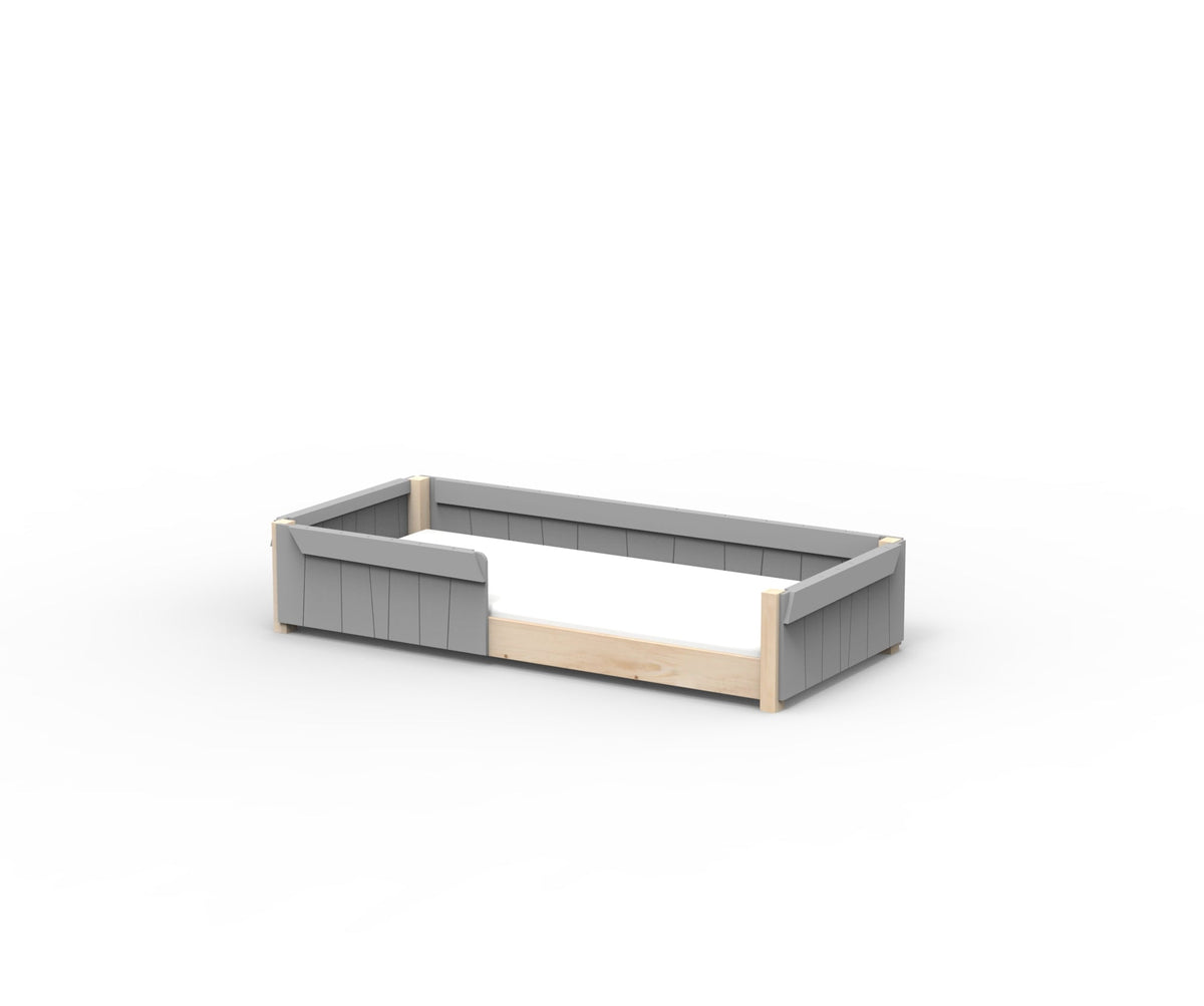 Mathy by Bols Star Light Montessori Floor Bed in Cement Grey (Bed only)