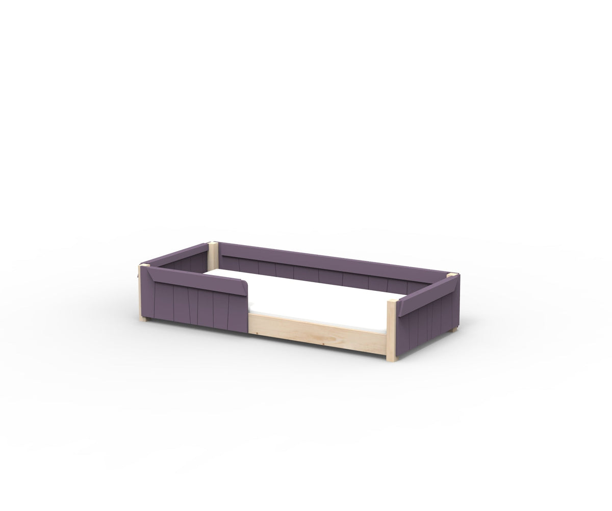 Mathy by Bols Star Light Montessori Floor Bed in Cuberdon Purple (Bed only)