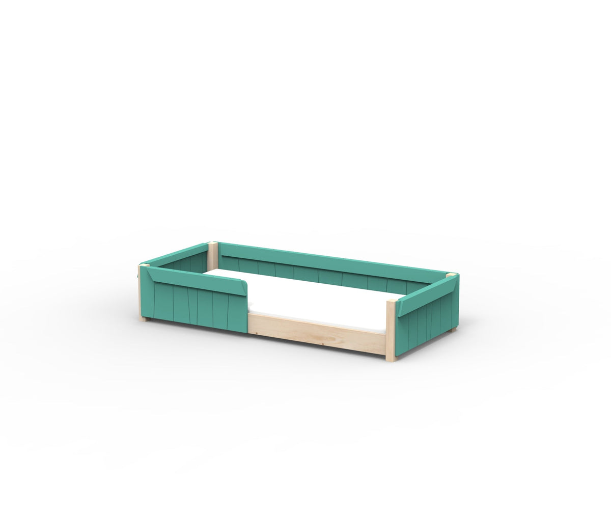Mathy by Bols Star Light Montessori Floor Bed in Light Green (Bed only)