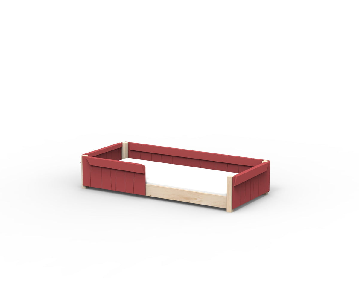 Mathy by Bols Star Light Montessori Floor Bed in Marsala (Bed only)