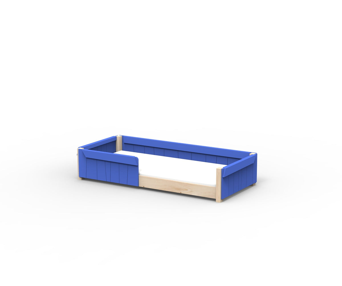 Mathy by Bols Star Light Montessori Floor Bed in Marseille Blue (Bed only)