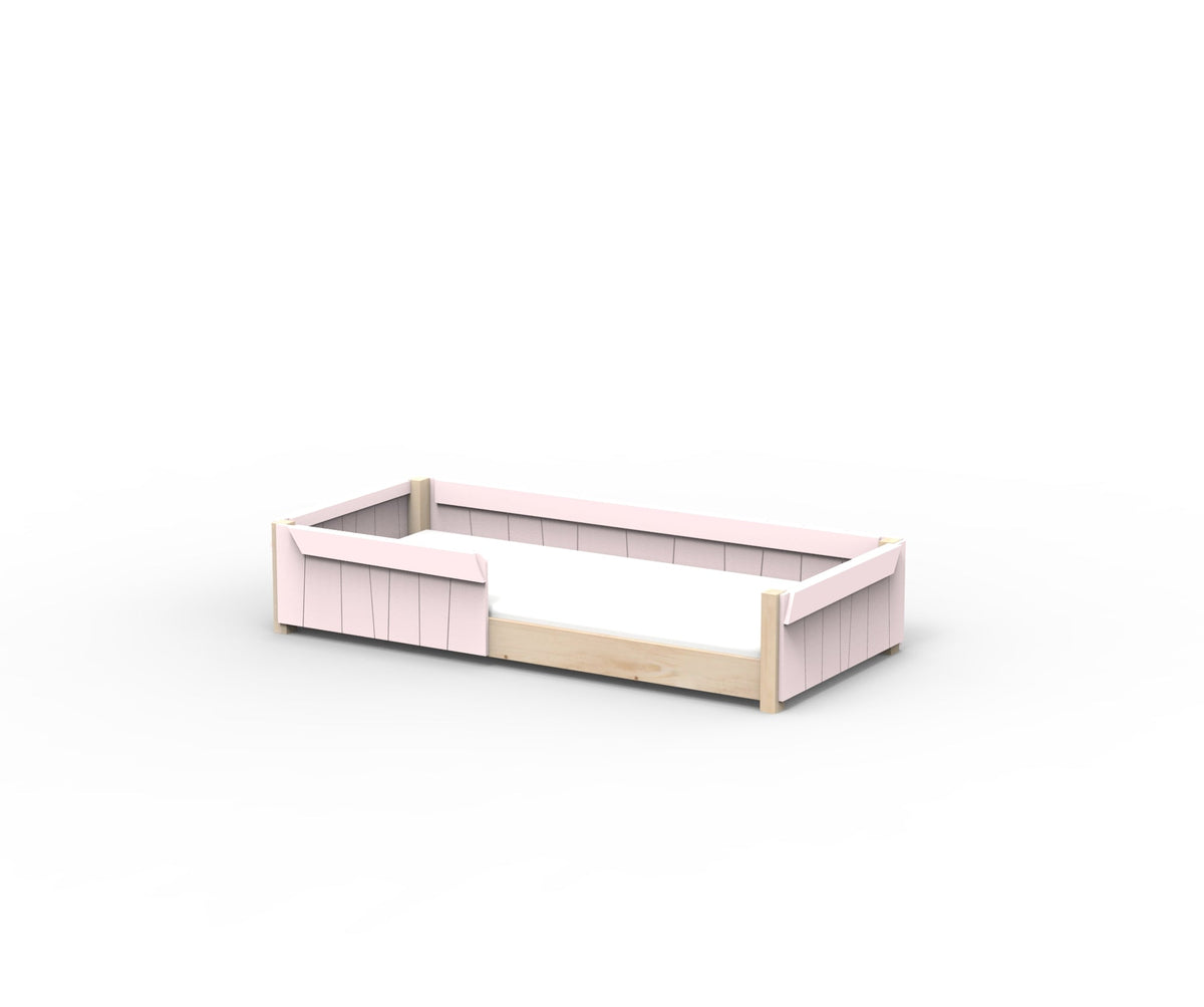 Mathy by Bols Star Light Montessori Floor Bed in Powder Pink (Bed only)
