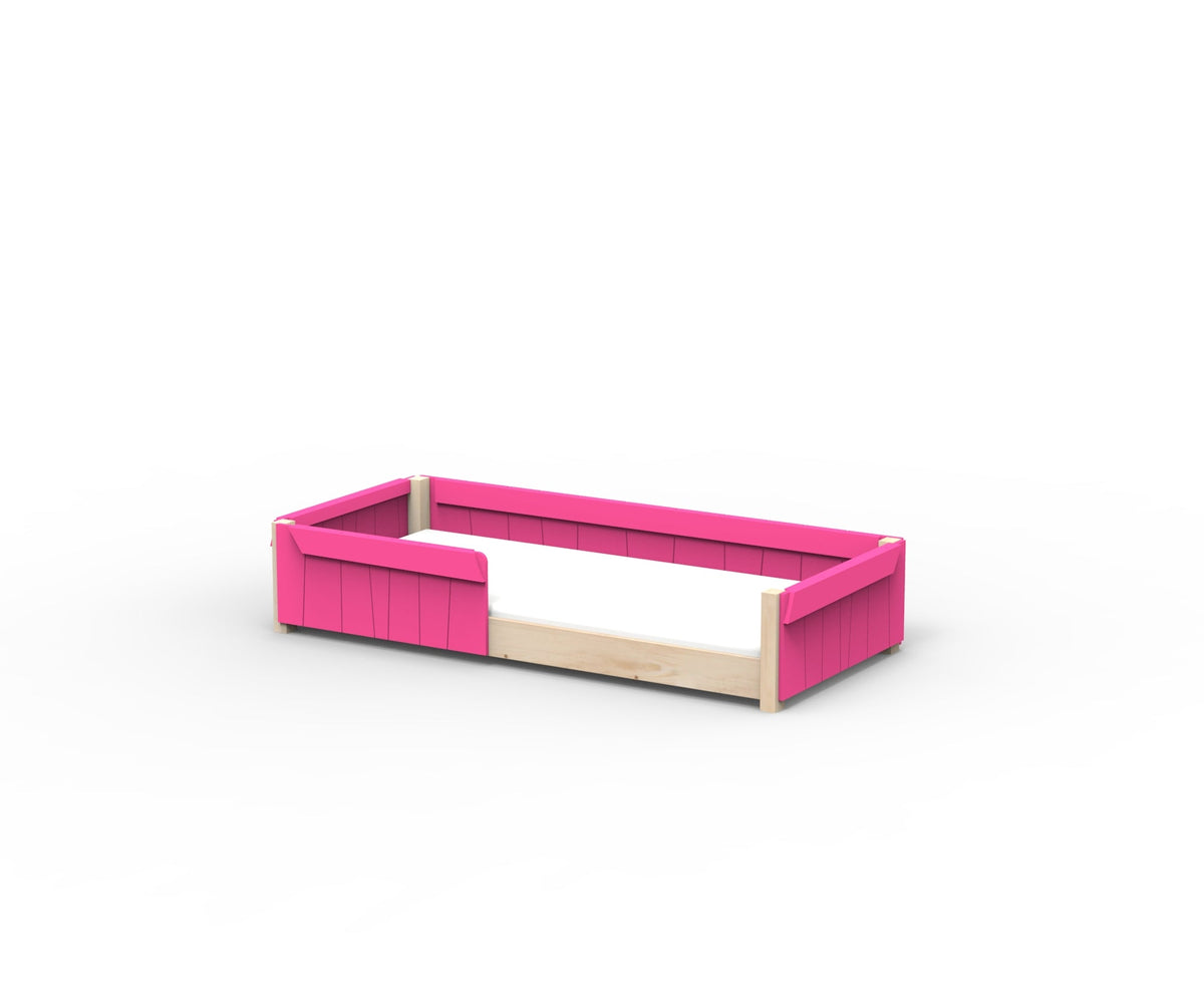 Mathy by Bols Star Light Montessori Floor Bed in Summer Pink (Bed only)