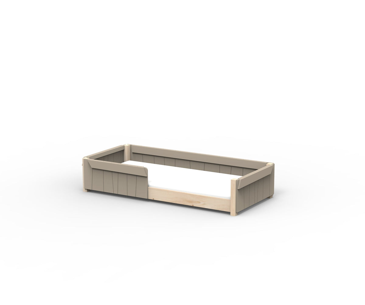 Mathy by Bols Star Light Montessori Floor Bed in Taupe (Bed only)
