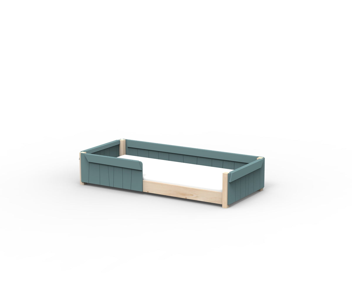 Mathy by Bols Star Light Montessori Floor Bed in Thunderstorm Grey (Bed only)