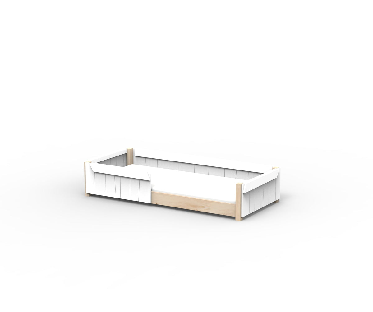 Mathy by Bols Star Light Montessori Floor Bed in White (Bed only)