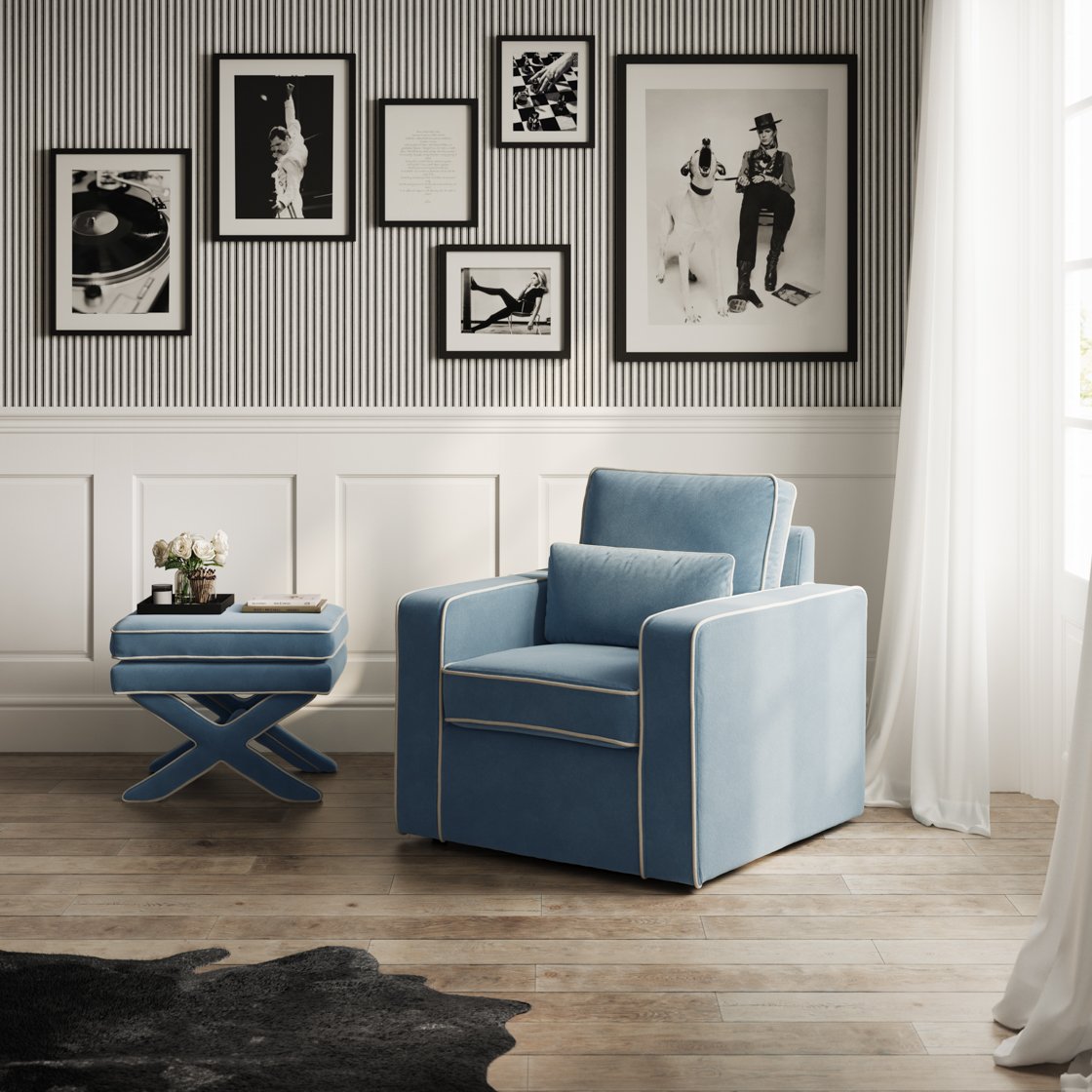 Melrose pillow top stool