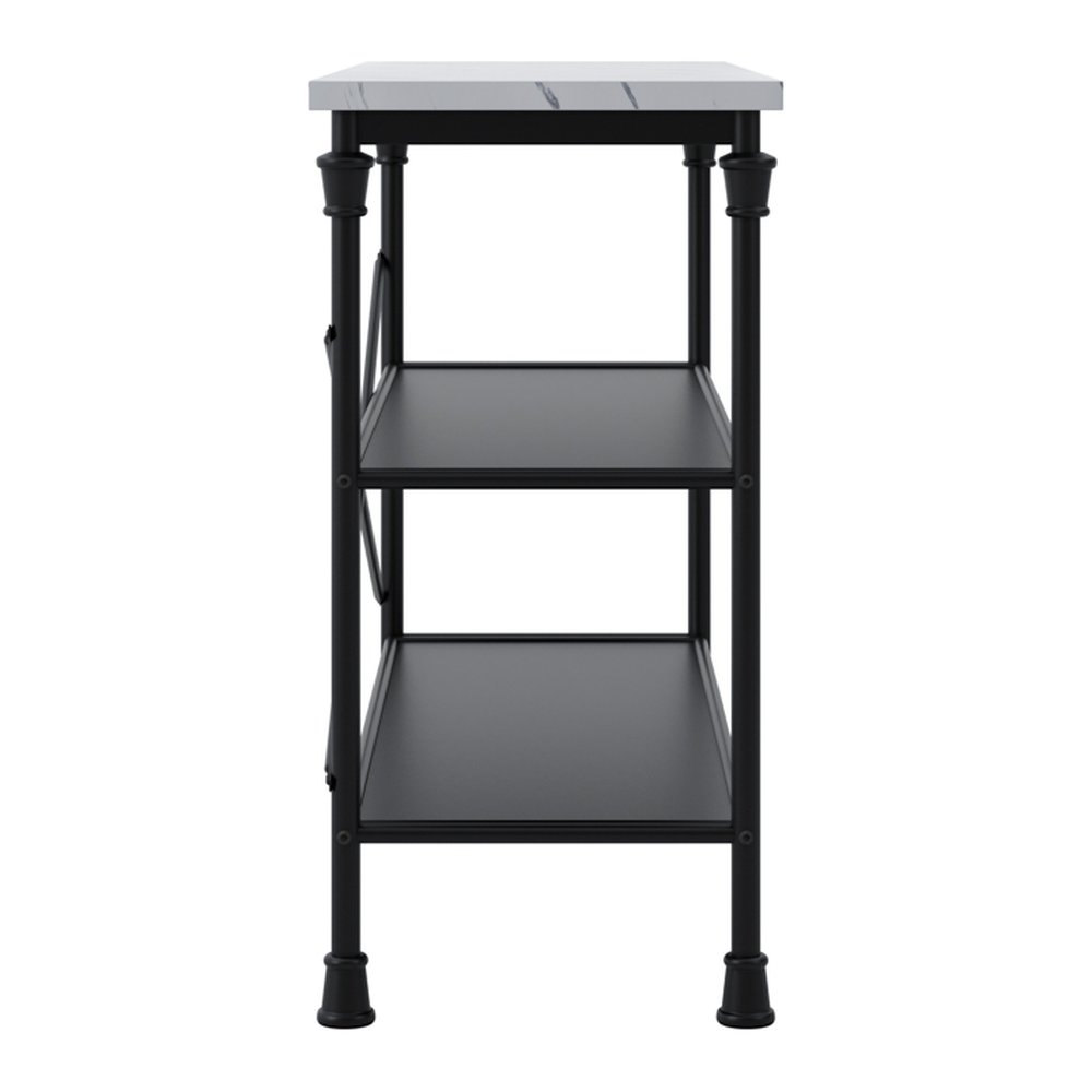 Midhurst marble effect console table