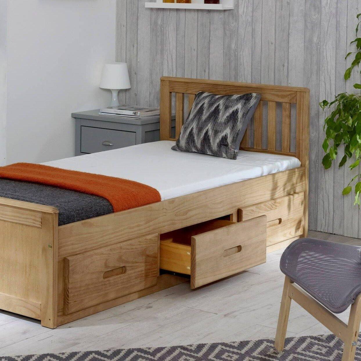 Mission Single Storage Cabin Bed - Millie & Jones