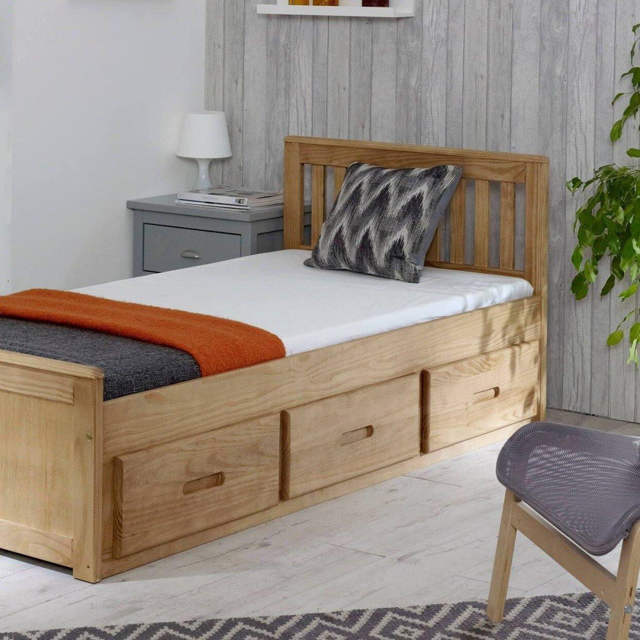 Mission Single Storage Cabin Bed - Millie & Jones