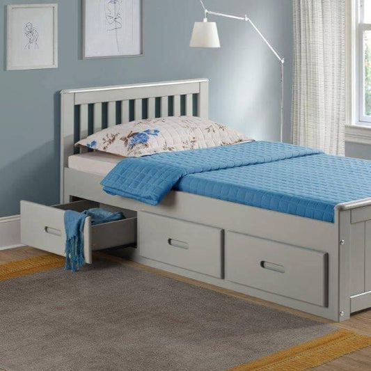 Mission Single Storage Cabin Bed - Millie & Jones