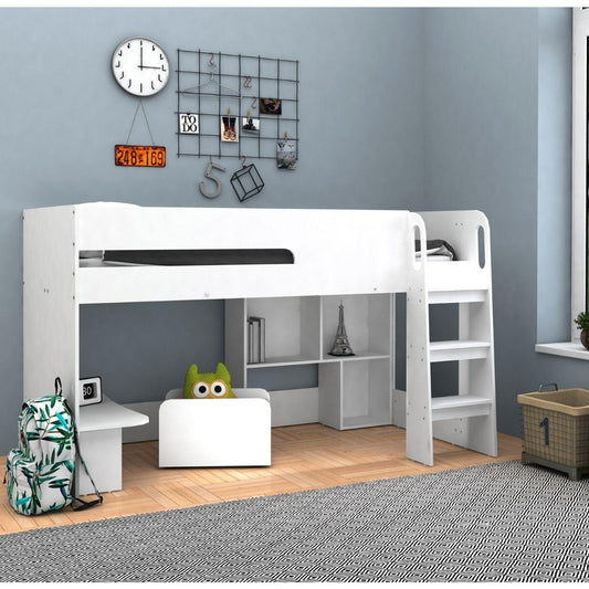 The Cubby Mid Sleeper Bed - Millie & Jones