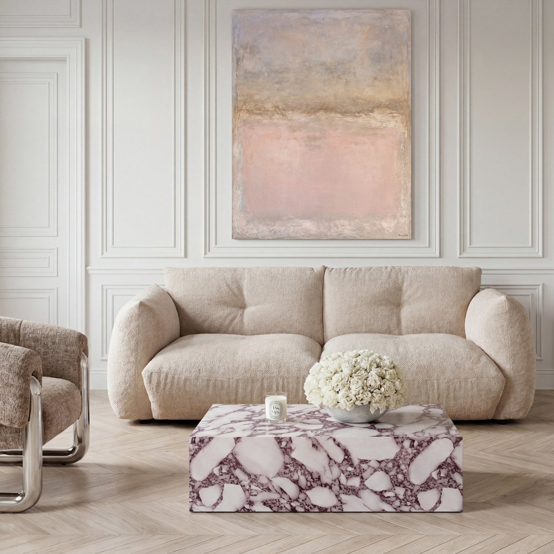 Newlyn marble effect coffee table