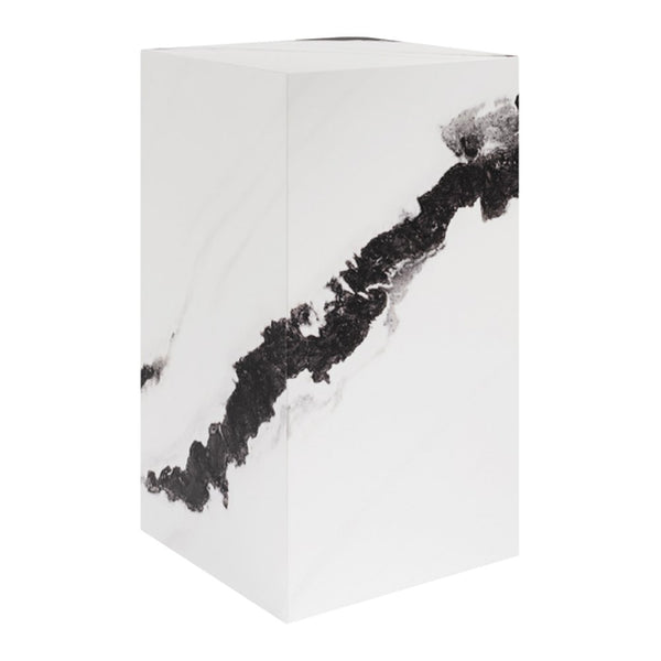 Newlyn marble effect pedestal in Panda