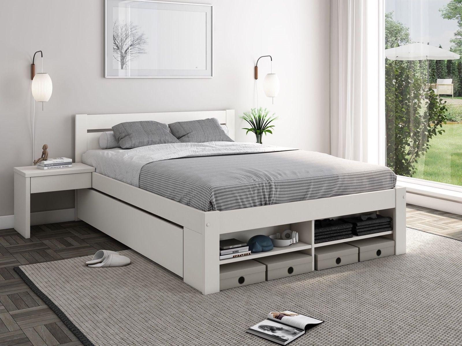Classic Simba Double Bed with Storage Eco Friendly Design Millie Jones