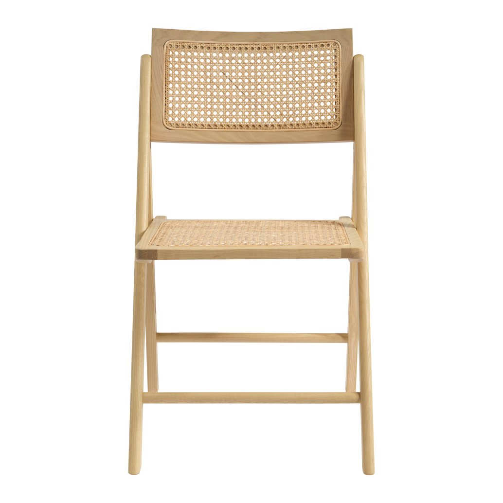 Northleach folding cane dining chair