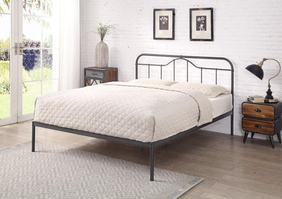 Oakenholt Double Metal Bed Frame - Black/Silver Finish or Antique Bronze - Hover