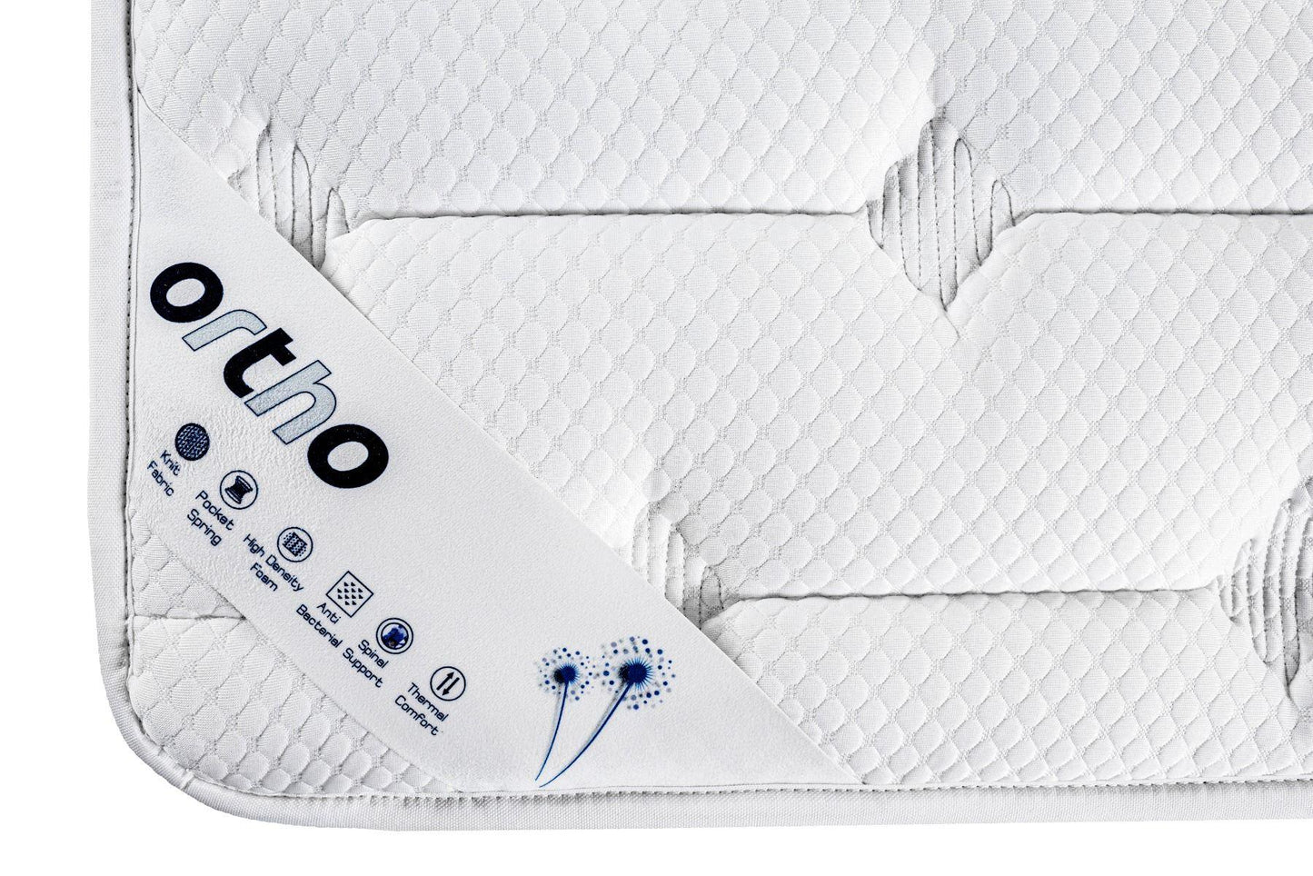 25cm Deep Orthopaedic Pocket Sprung Mattress (Multiple Sizes) - Millie & Jones