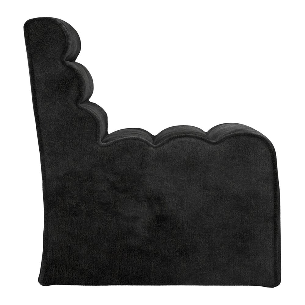 Pembridge ribbed chenille accent chair