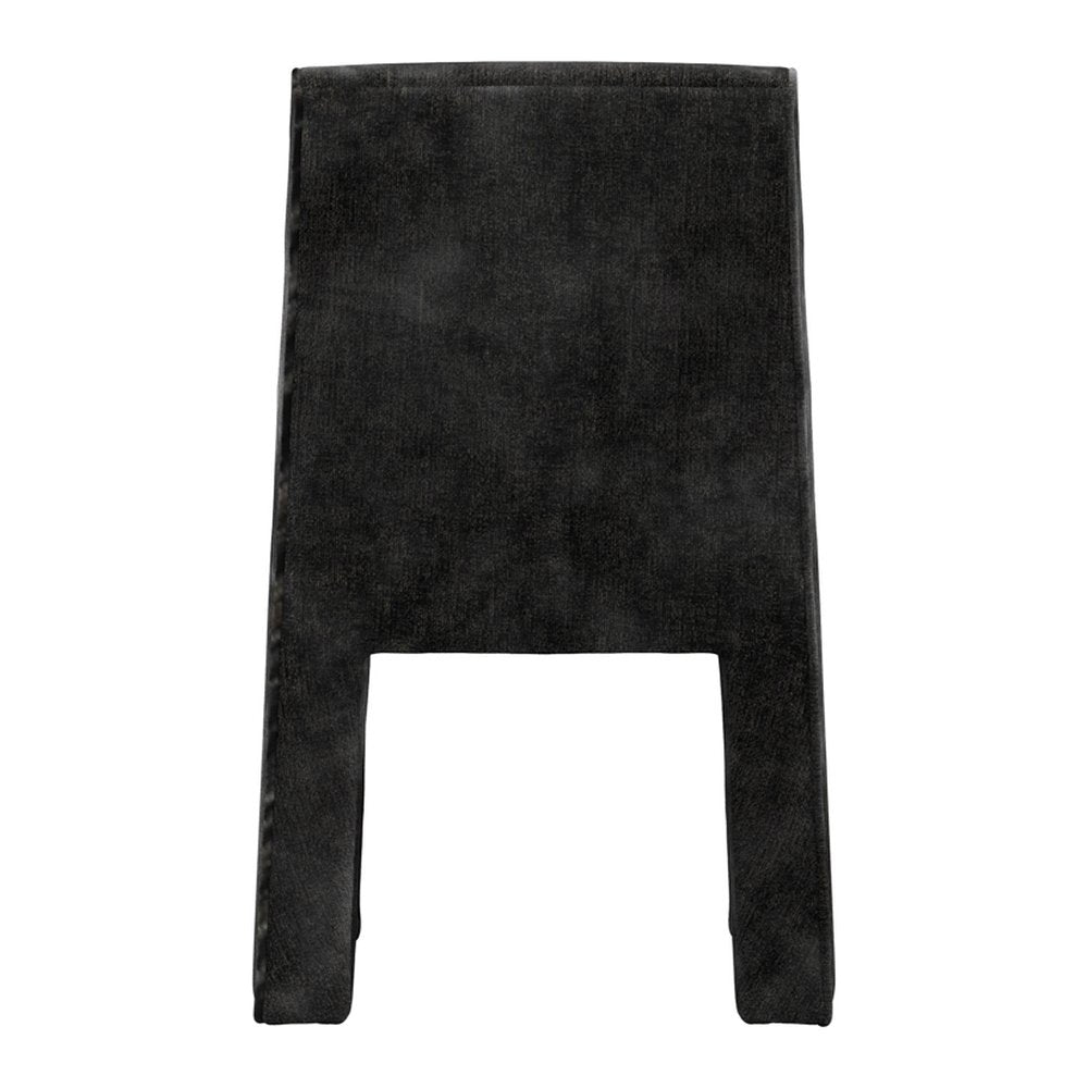 Pembridge ribbed velvet dining chair