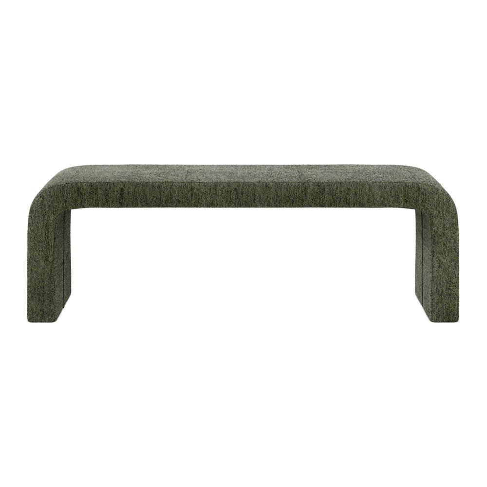 Plockton curved boucle bench