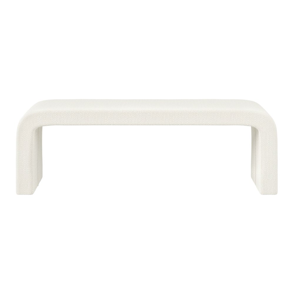 Plockton curved boucle bench