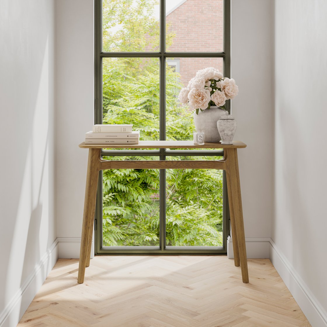 Portloe wooden console table