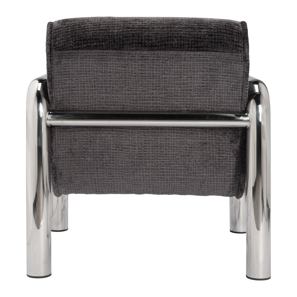 Portman armchair with tubular steel frame