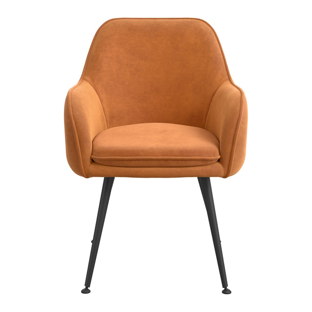 Ramsbury velvet dining chair with arms