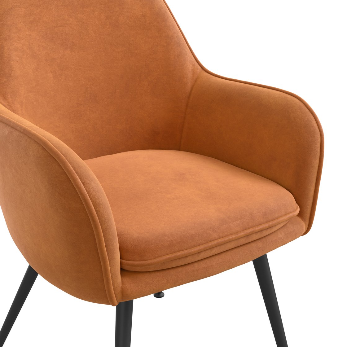 Ramsbury velvet dining chair with arms