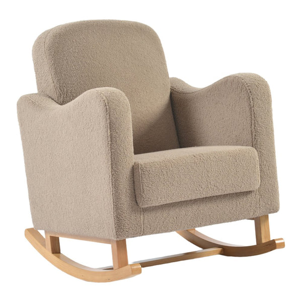 Robin rocking nursing chair in Biscuit Teddy