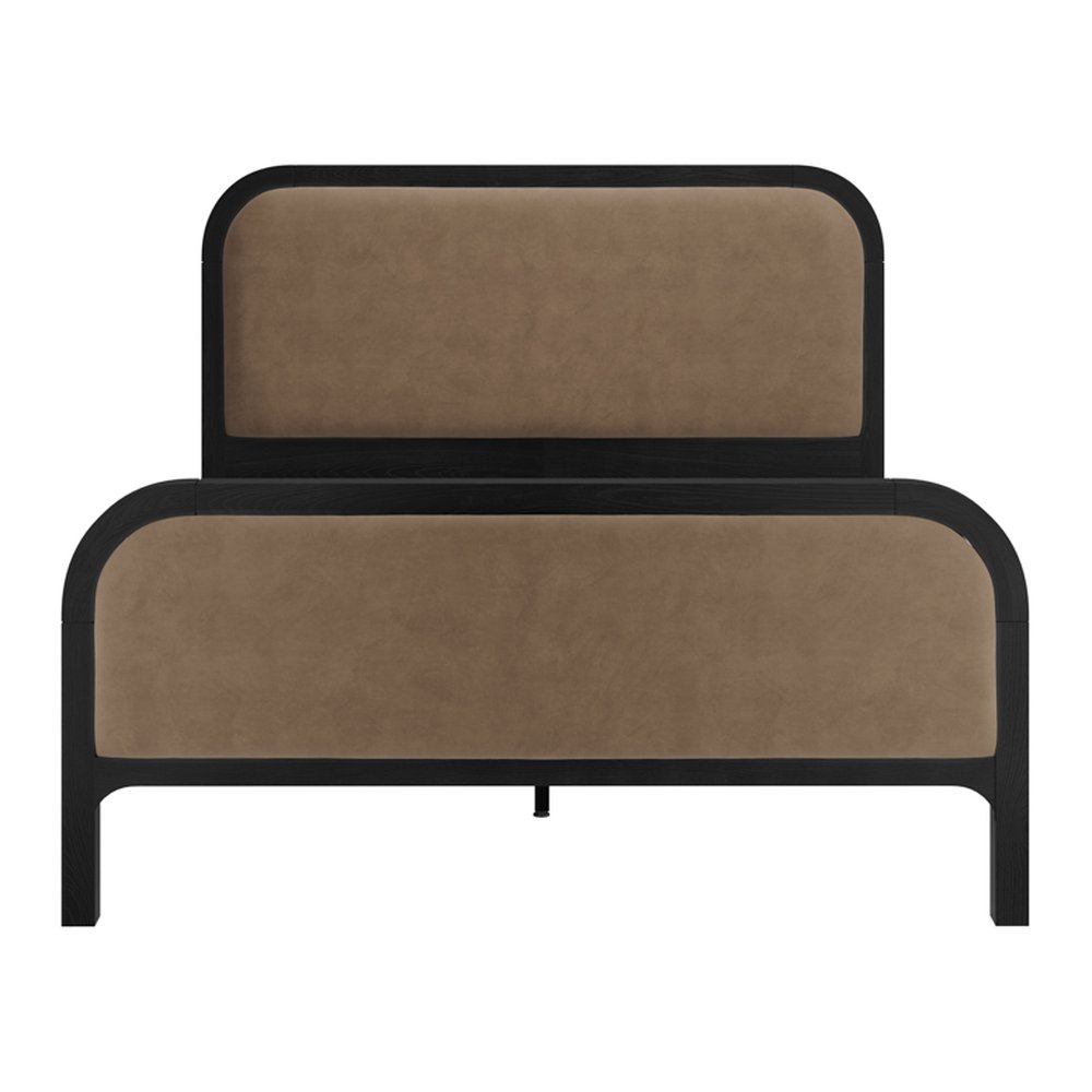 Rydal curved velvet bed
