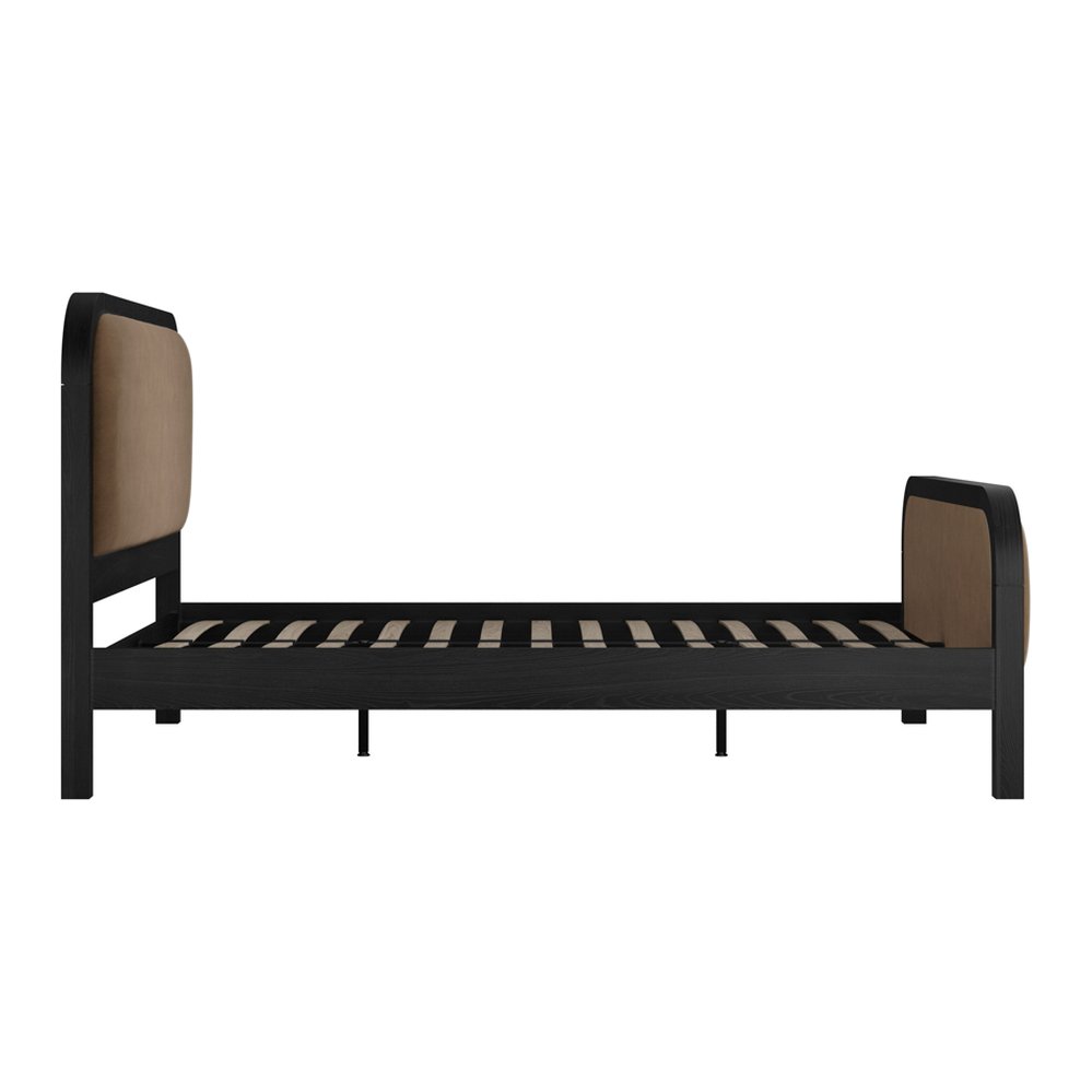 Rydal curved velvet bed