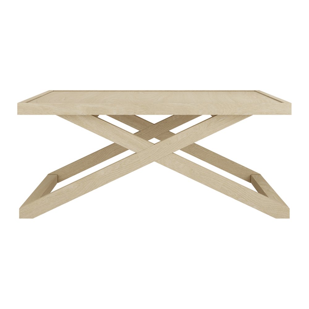 Seaton X frame coffee table