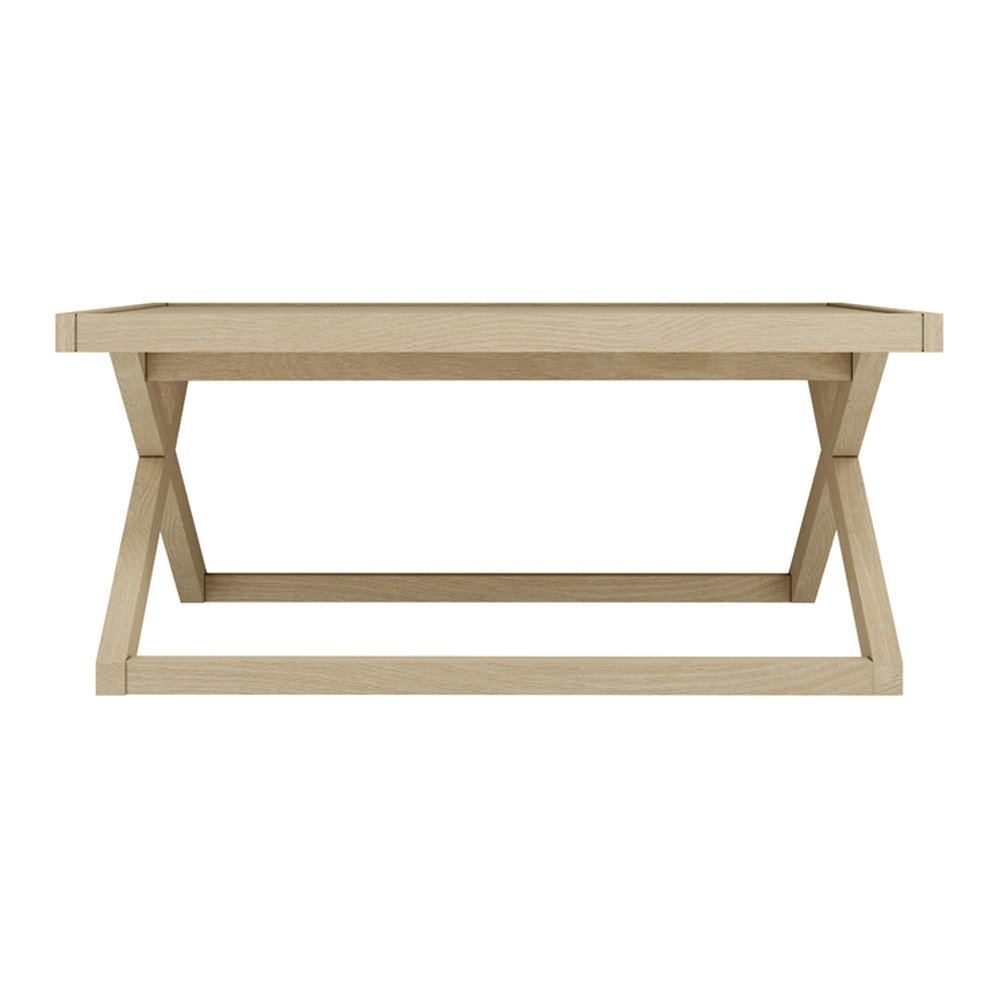 Seaton X frame coffee table