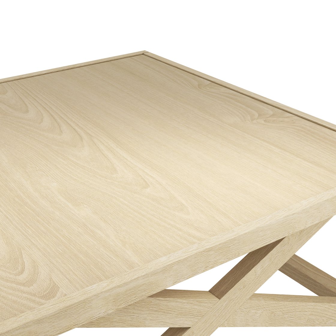 Seaton X frame coffee table