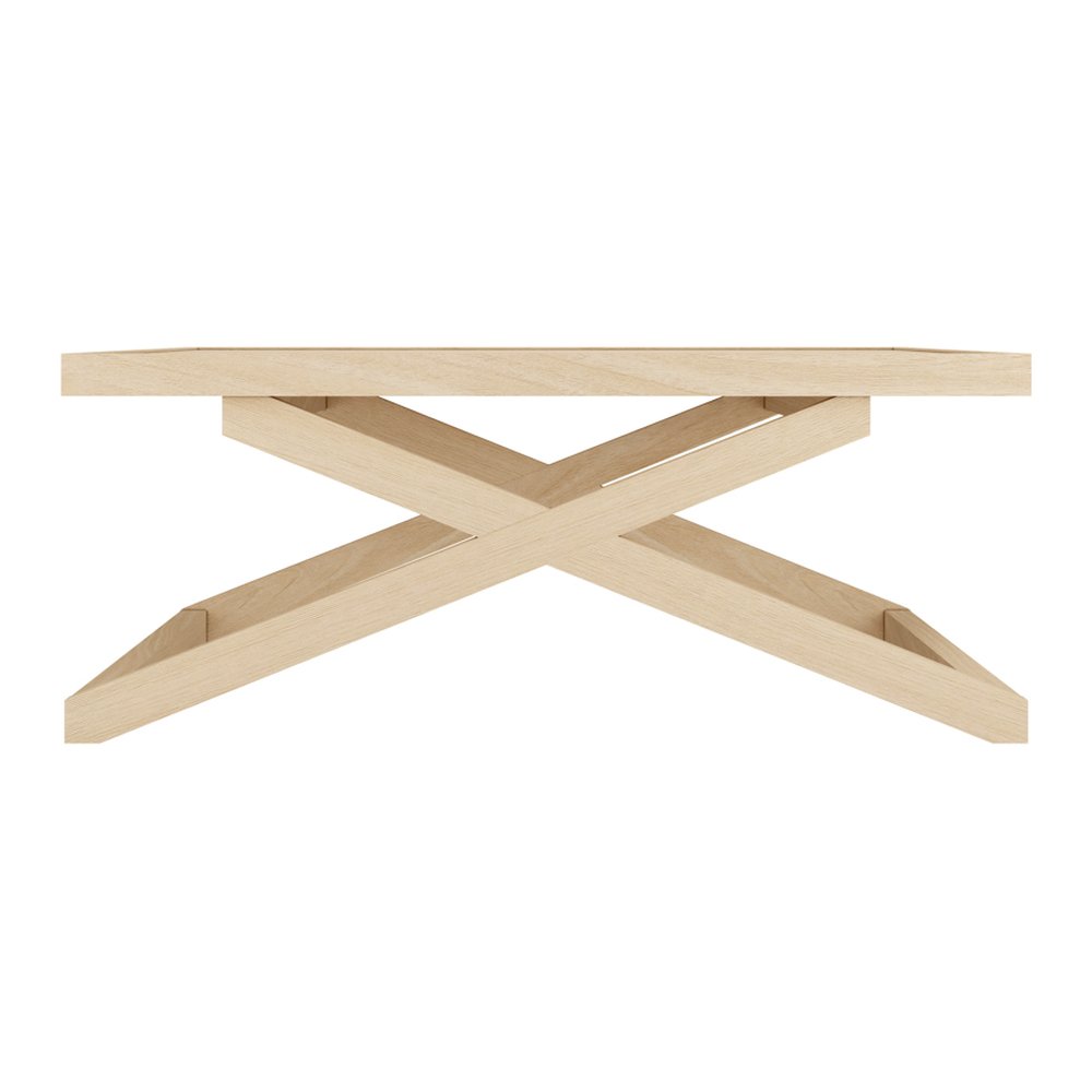 Seaton X frame coffee table