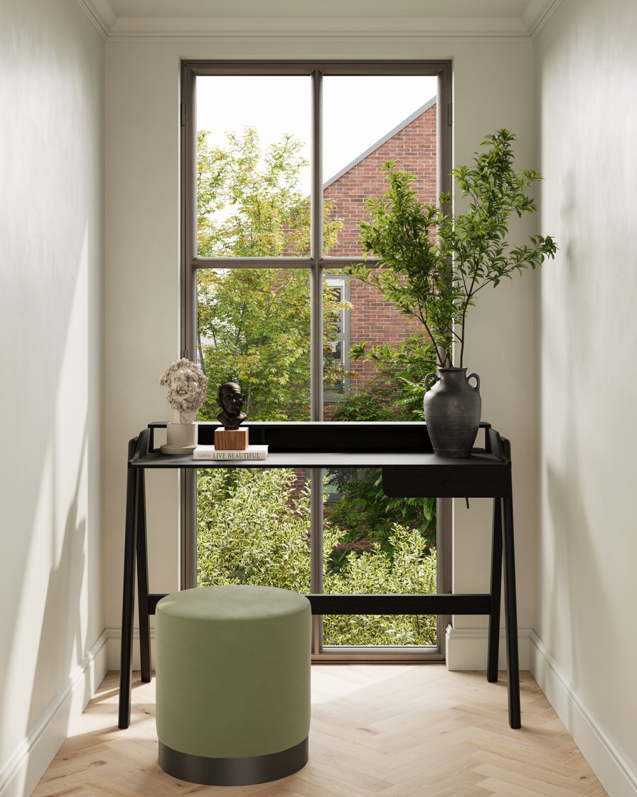 Snape ash veneer writing table