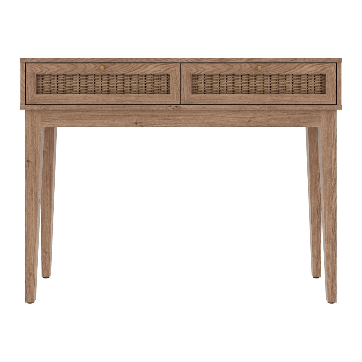 Southwold rattan effect dressing table in Oak Effect