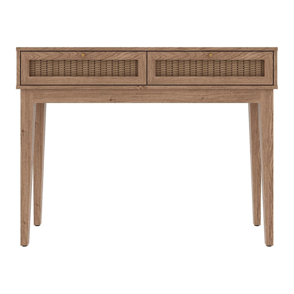 Southwold rattan effect dressing table in Oak Effect