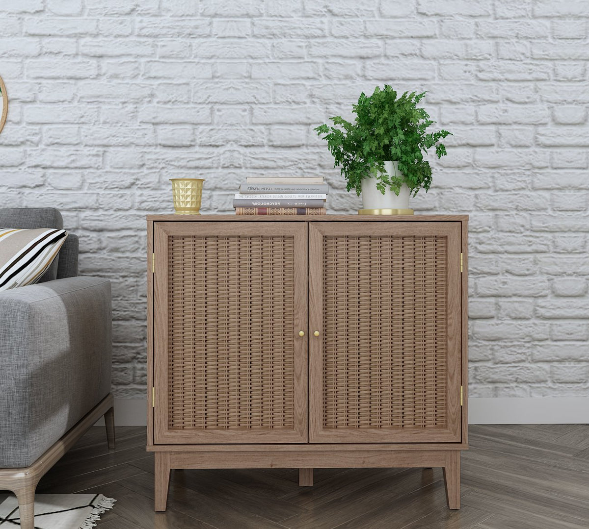 Southwold rattan effect sideboard