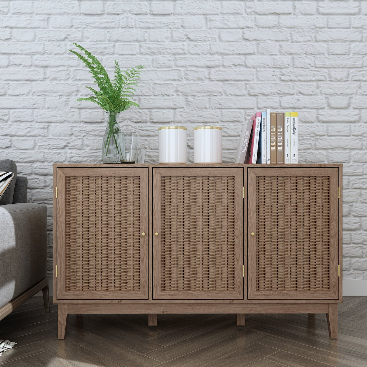 Southwold rattan effect sideboard