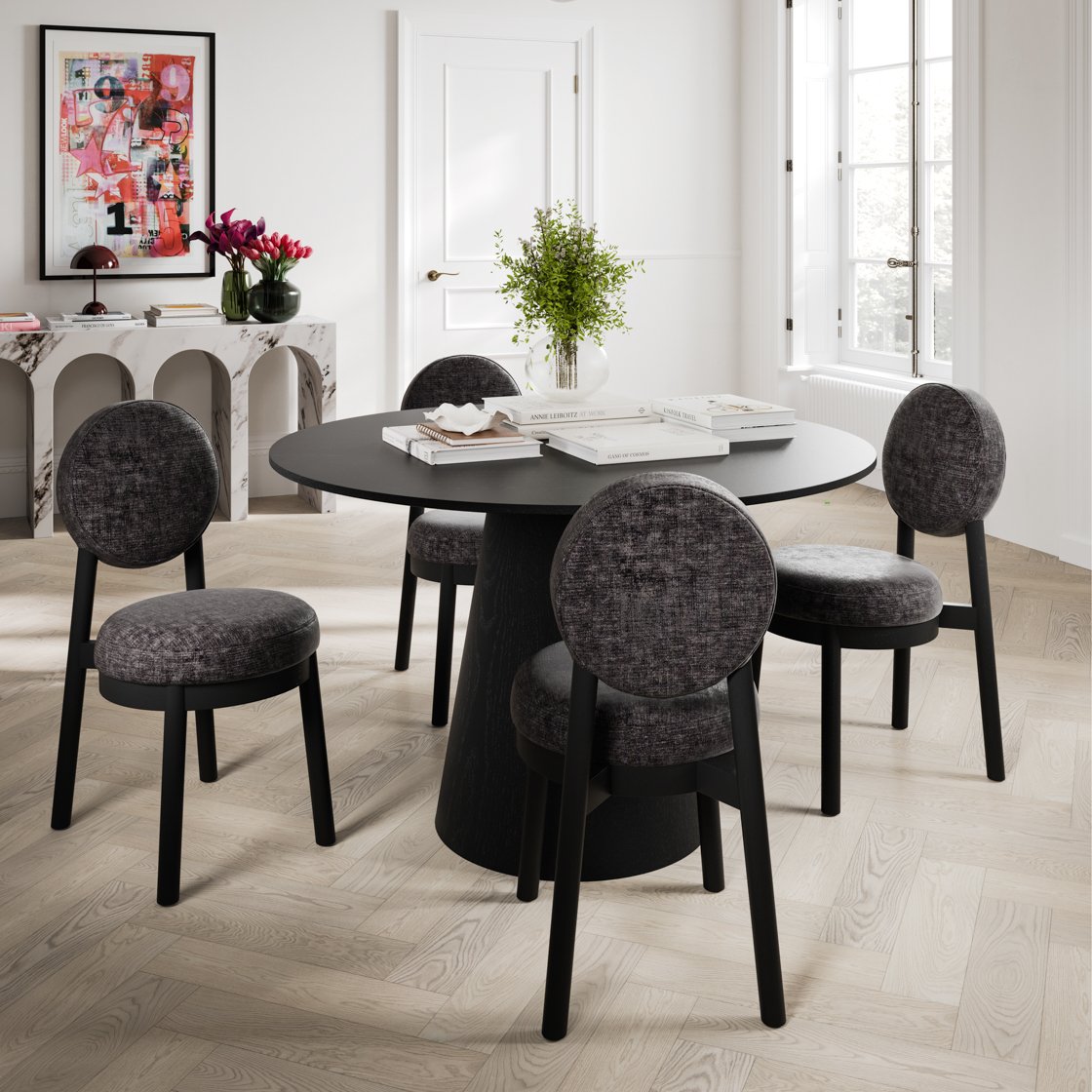 Stanton round back dining chairs