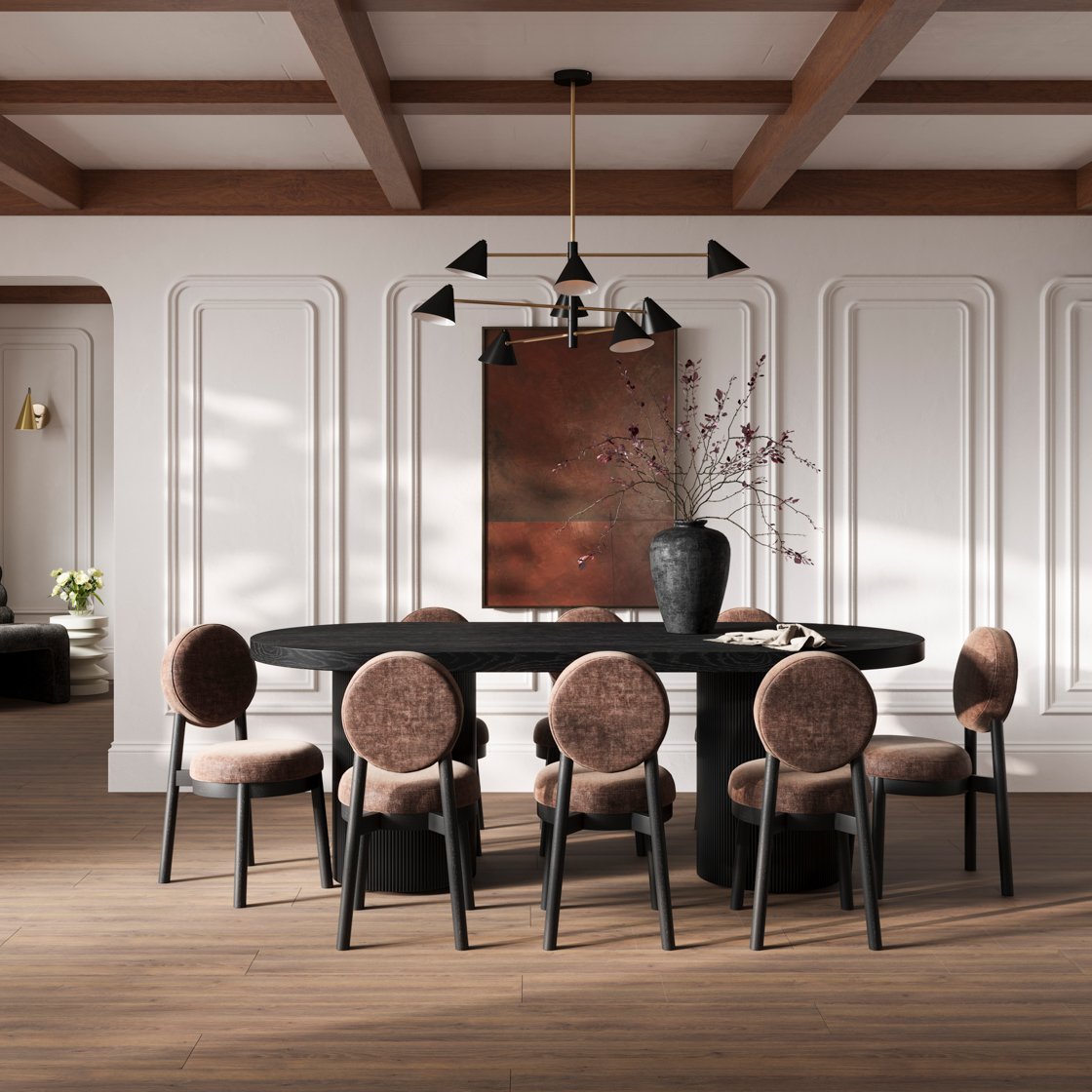 Stanton round back dining chairs