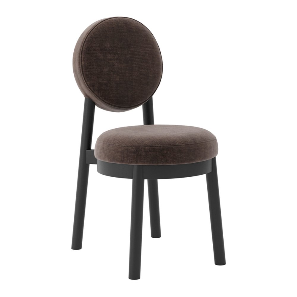 Stanton round back dining chairs in Treacle