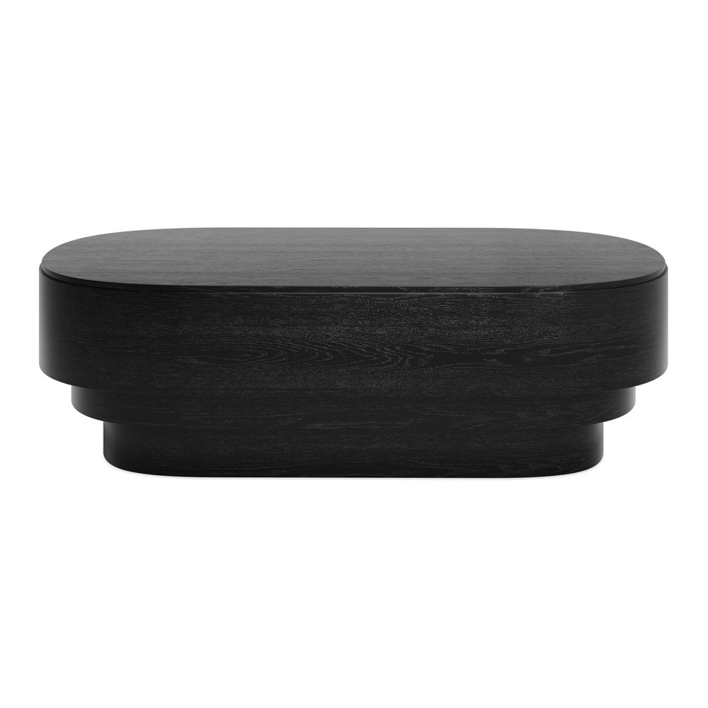 Studland layered oval coffee table