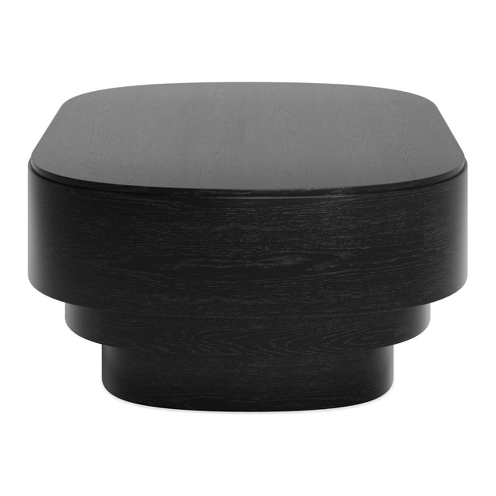 Studland layered oval coffee table