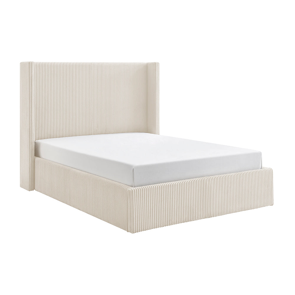 Thirlmere Cord Ottoman Storage Bed in Natural – product view 17